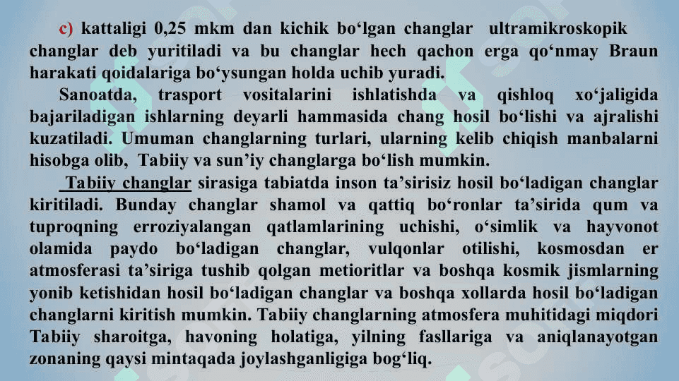 Havodagi gaz va chang miqdorini aniqlash 3