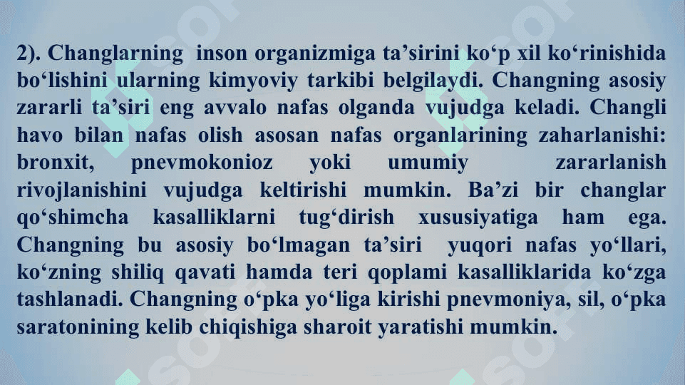Havodagi gaz va chang miqdorini aniqlash 5