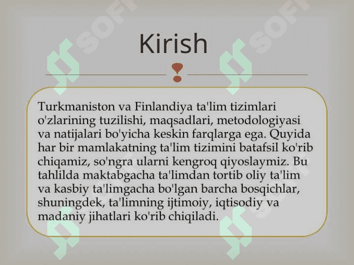 Turkmaniston va Finlandiya davlatlarining ta'lim tizimlari 4