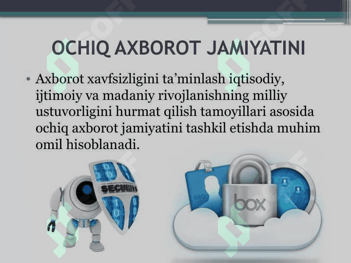 AXBOROT KOMUNIKATSIYA TEXNOLOGIYALARI 2