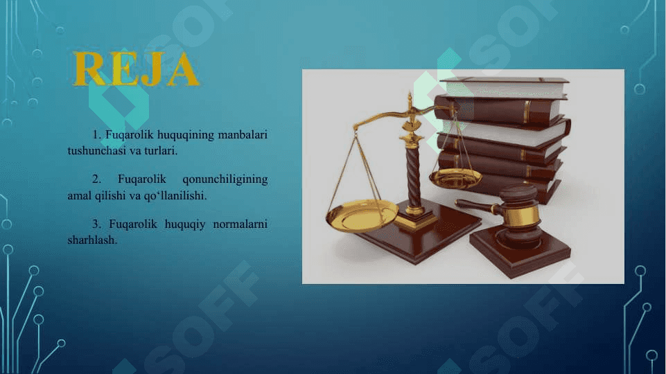 Fuqarolik huquqining manbalari 2