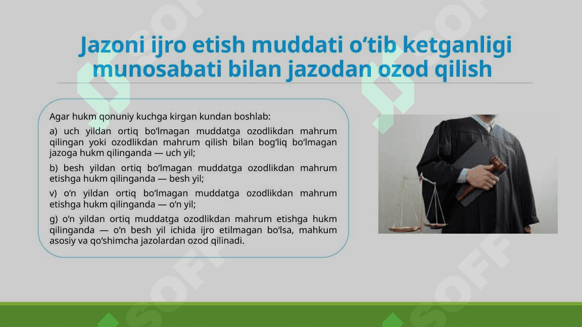 Jazodan ozod qilishning turlari 2