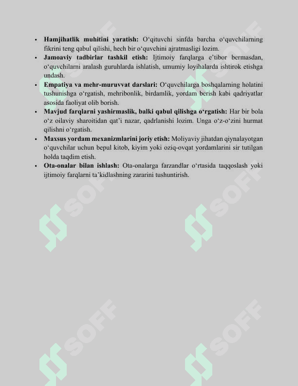 Mavzu: Sinfdagi ijtimoiy tengsizlikni kamaytirishga . KEYS STADI   yechimi bilan 2