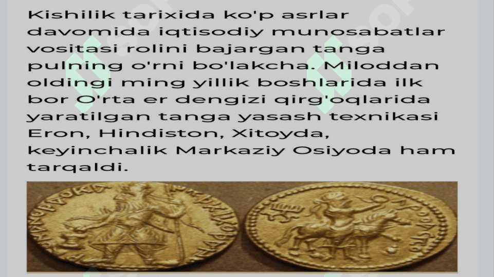 O‘zbekistonda datlabki tanga va pul munosabatlari 4
