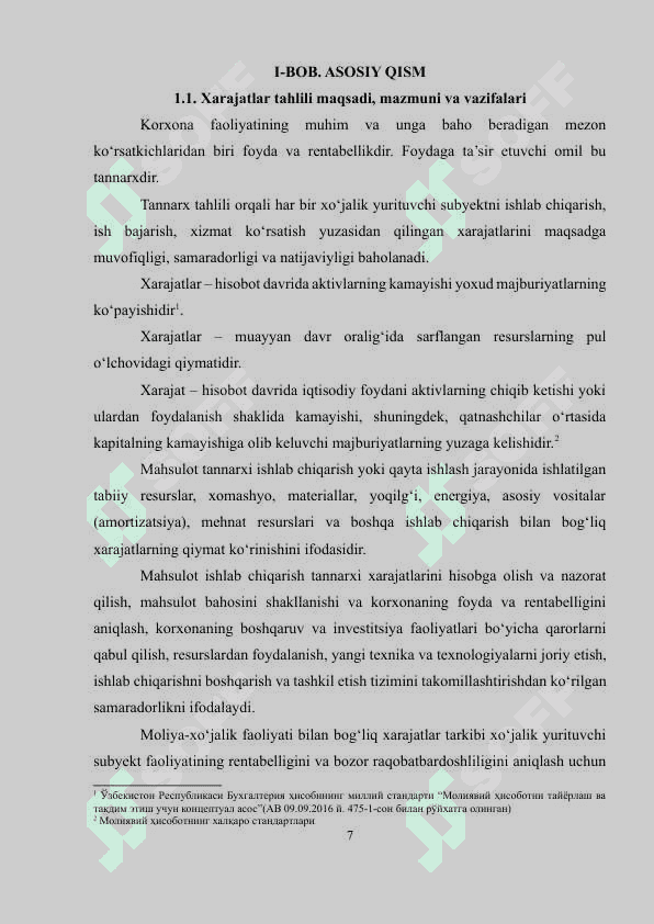 Oddiy rejali kurs ishi ( namuna) 7