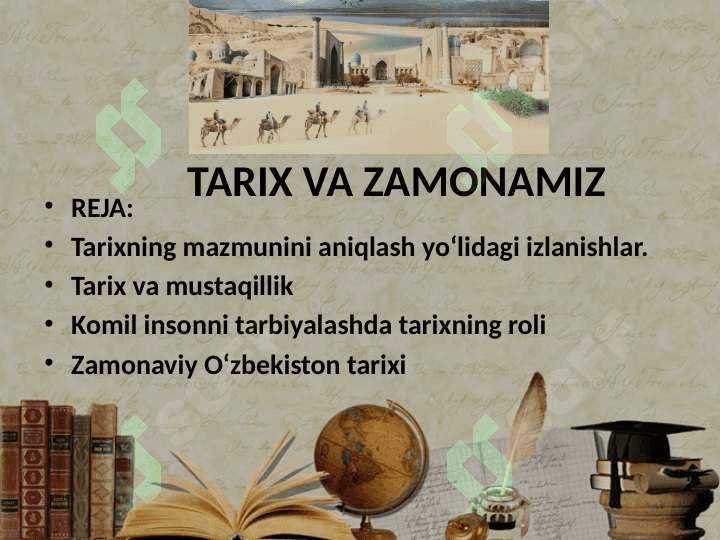 tarix fanidan slayd 2