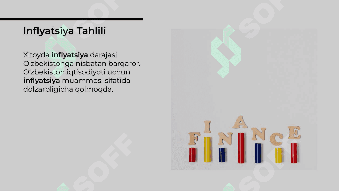 Xitoy makroiqtisodiy ko’rsatkichlari tahlili va O‘zbekiston bilan iqtisodiy aloqalari 8