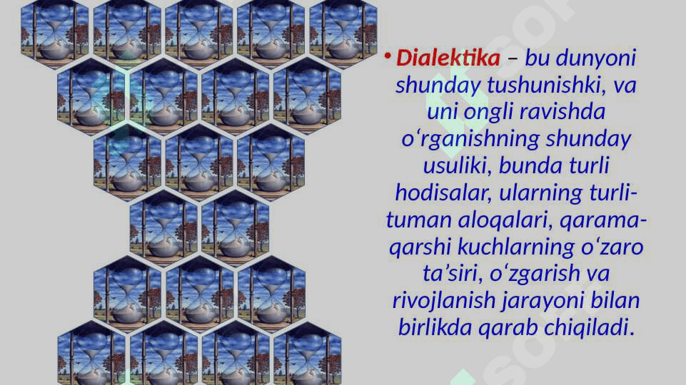 Rivojlanish falsafasi . Dialektika 6