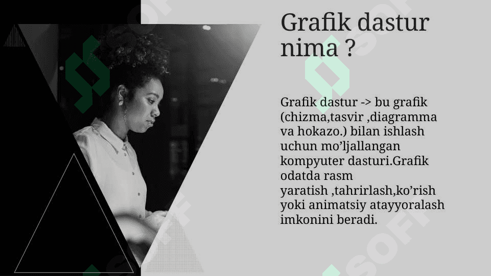 Grafik dasturlar | Mustaqil ish 3