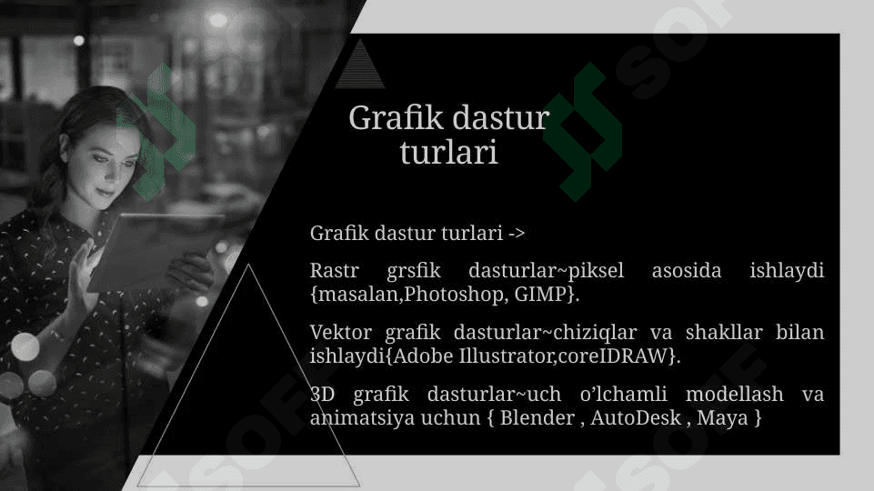 Grafik dasturlar | Mustaqil ish 4