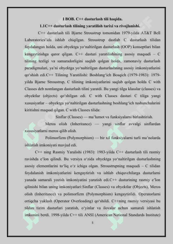 ELEKTRON TOVAR KATOLOG TIZIMINI YARATISH. 5