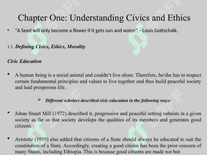 Understanding Civics and Ethics, Ethics and Law 2