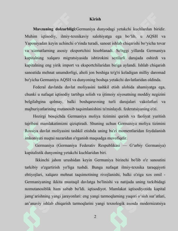 Xorijiy davlatlar byudjet tizimi va byudjet jarayoni 2