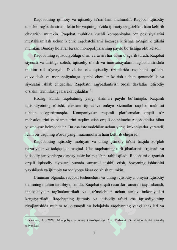RAQOBAT VA MONOPOLIYA 6