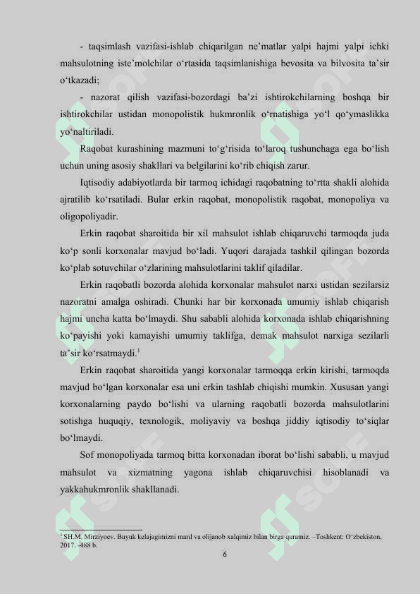 Raqobat va manapoliya 6
