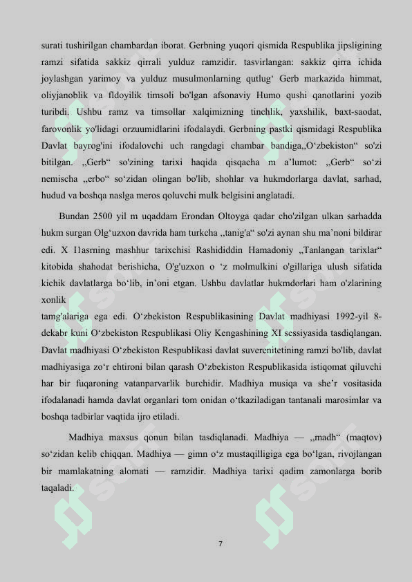 O’qish darslarida ma’naviyat -qalb quyoshi mavzusini o’rganish 7