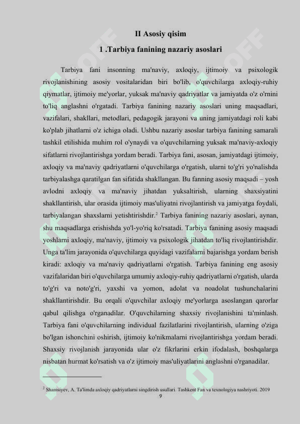 Umumta'lim maktablarida tarbiya fanini o'qitish shakllari va ularga misollar 8