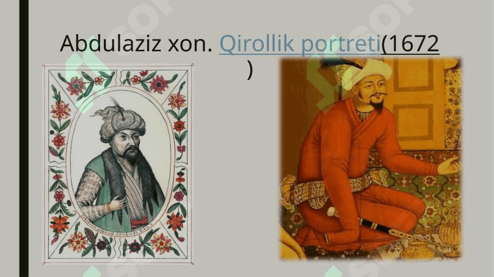 Ashtarxoniylar sulоlasi mashhur vakillari  ular tоmоnidan o‘tkazilgan islоhоtlar 25 3