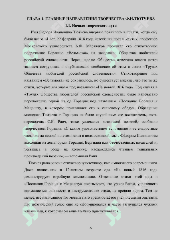 Лирика природы Ф.И. Тютчева 5