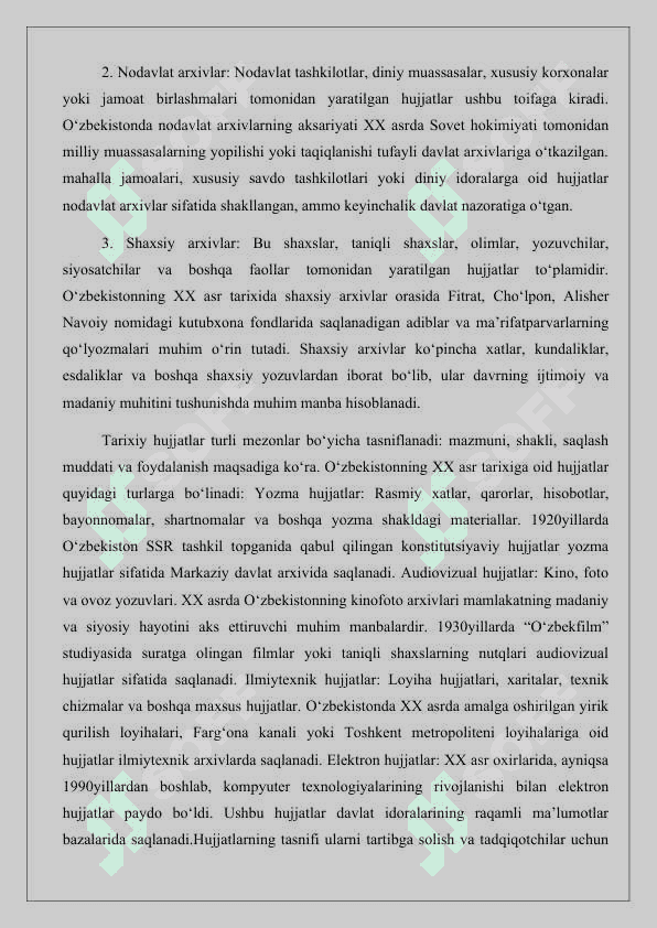 O‘zbekistonning XX asr tarixiga oid arxiv manbalari 25 3