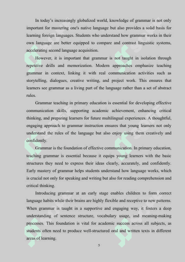 Using stoeytelling in teaching grammar in 5th grades 5