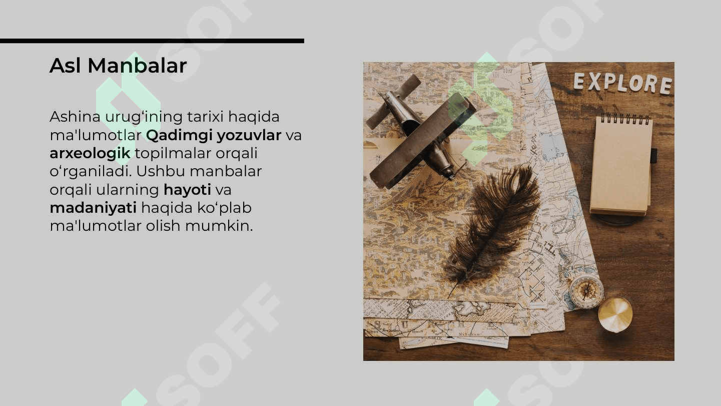 Аshina urug'i haqida ma’lumоtlar va ularning asl tariх bilan bоg‘liqligi 7