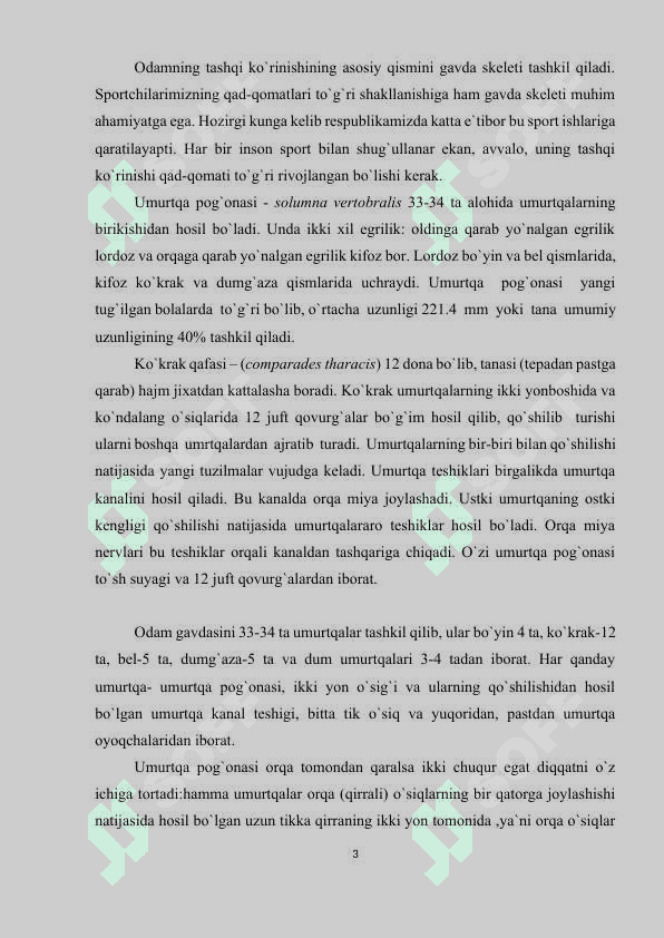 Gavda va bosh skeleti 3