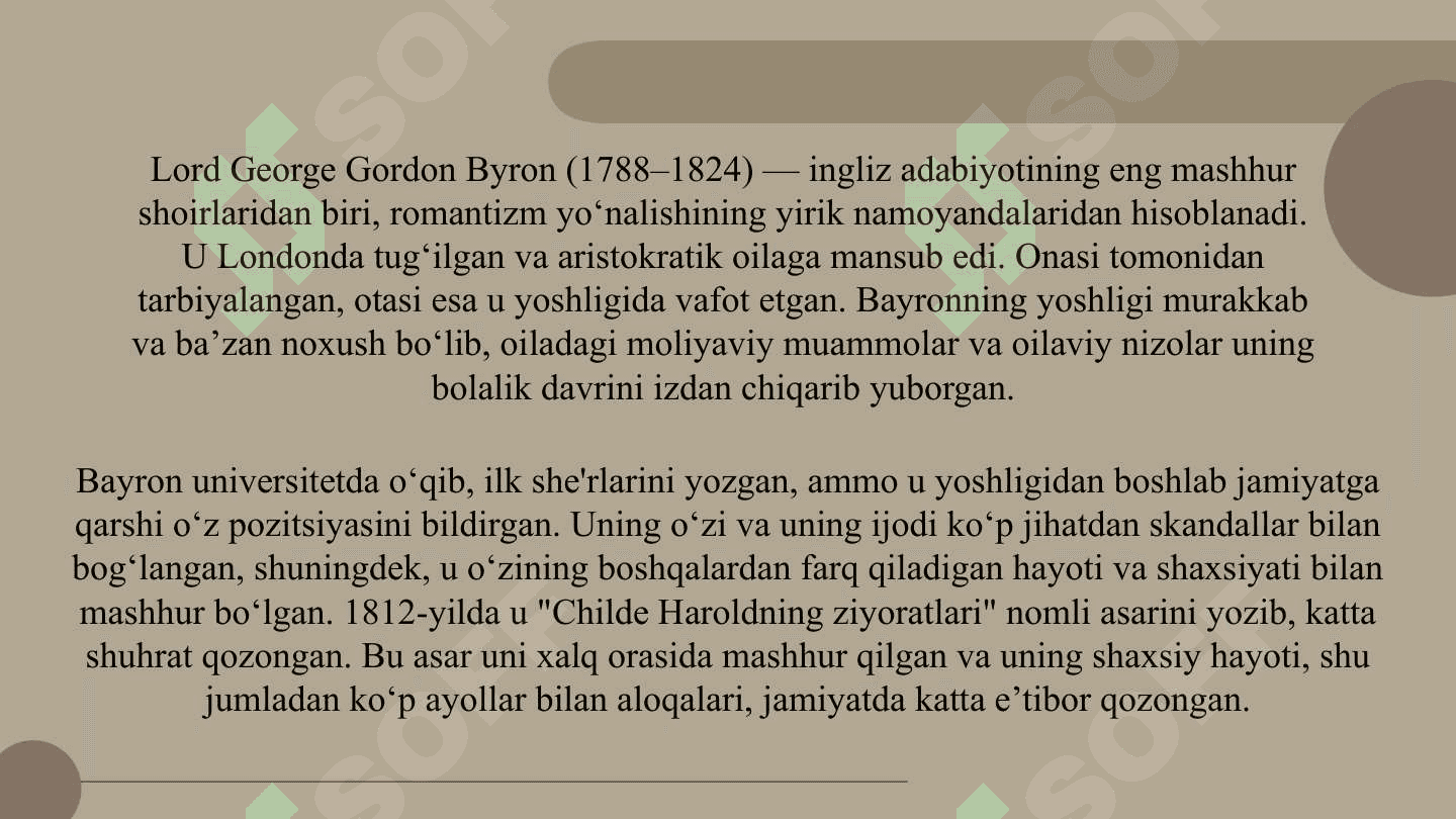 Bayron ijodida romantik obrazlar 2