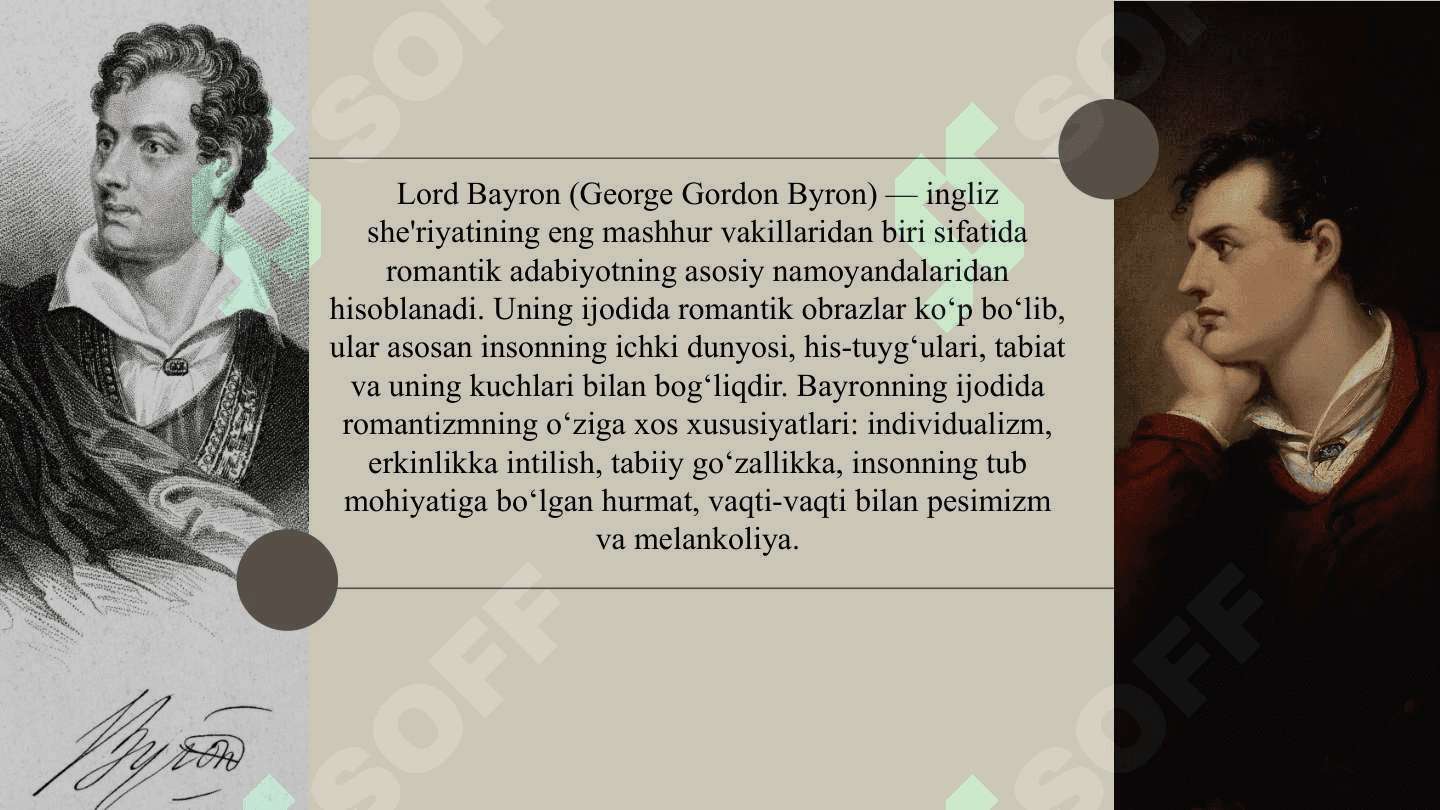 Bayron ijodida romantik obrazlar 4