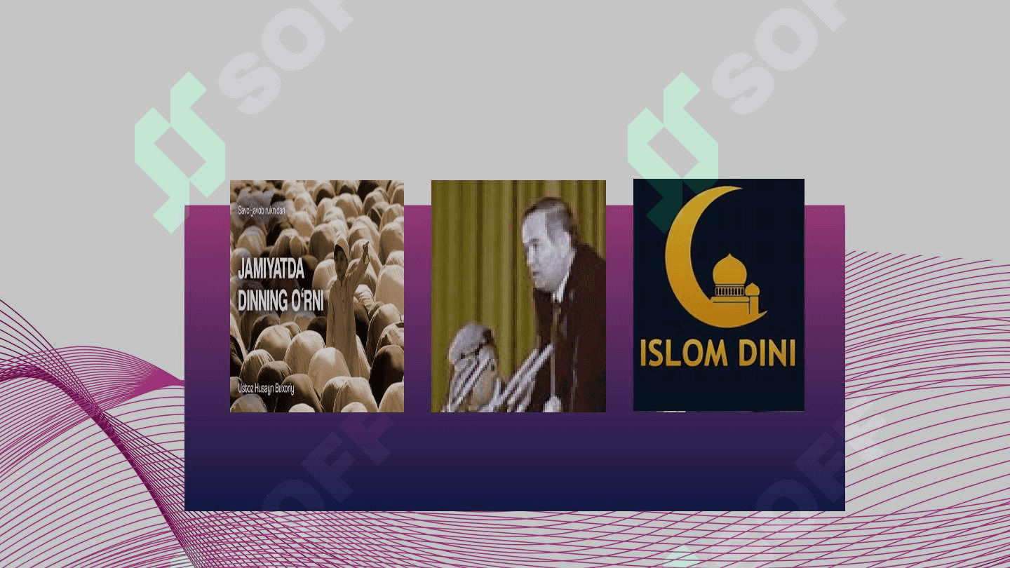 Hozirgi zamon dunyosida dinning o'rni va ahamiyati. Islom faktori 4