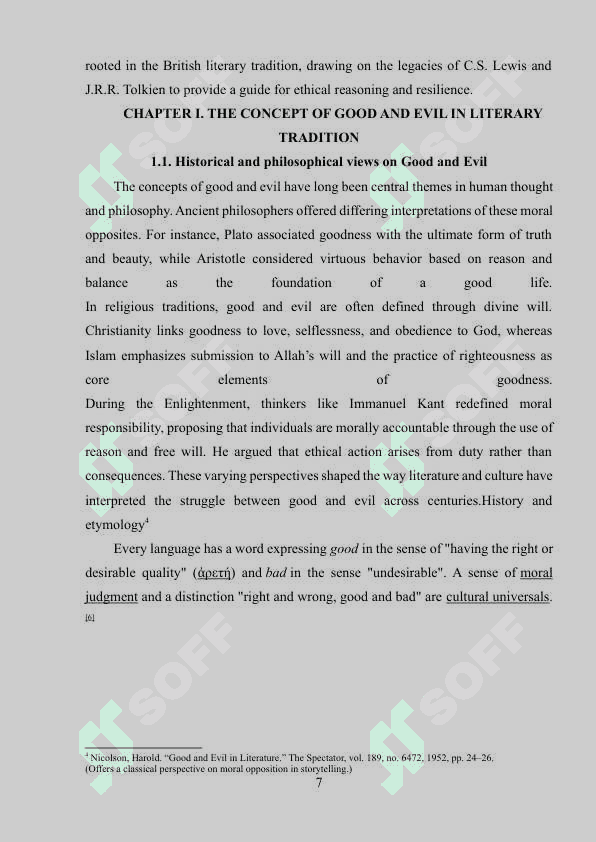 Course work  The Representation of Good and Evil in J.K. Rowling's Harry Potter and the Philosopher's Stone 7