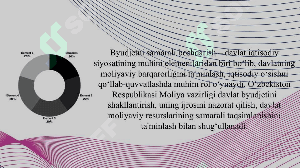 O‘zbekiston Respublikasi Moliya vazirligining byudjet sohasini boshqarishdagi vakolatlari. 3