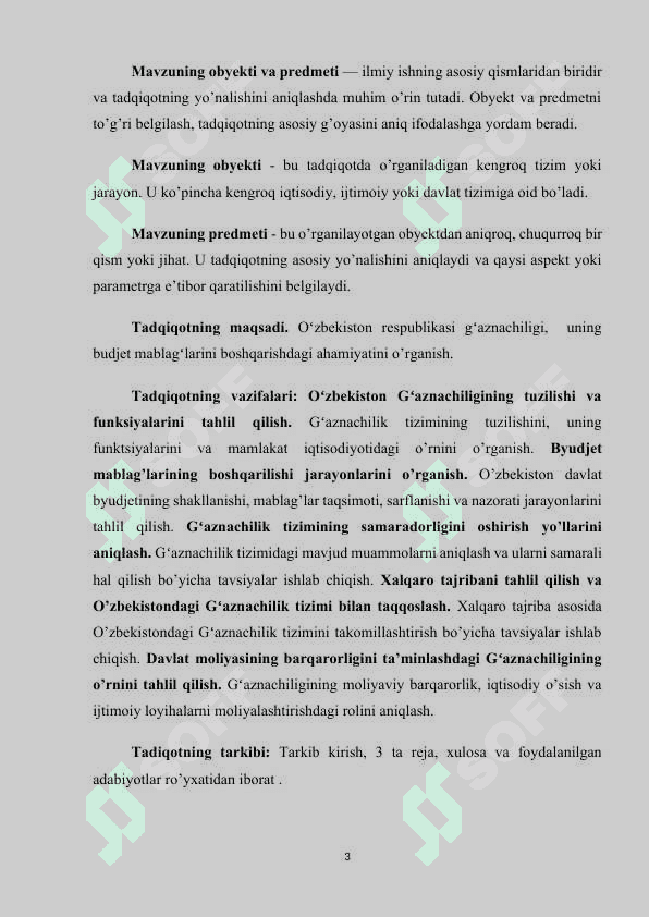 Oʻzbekiston respublikasi gʻaznachiligi,  uning budjet mablagʻlarini boshqarishdagi ahamiyati (2) 4