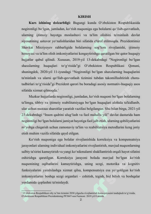 Eshitishida kamchiligi bo‘lgan bolalarda mnestik faoliyat. 2