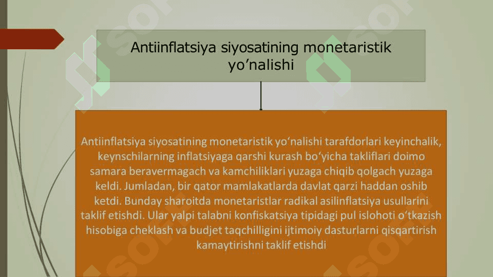 Antiinflatsiya siyosati va uni amalga oshirish xususiyatlari 7