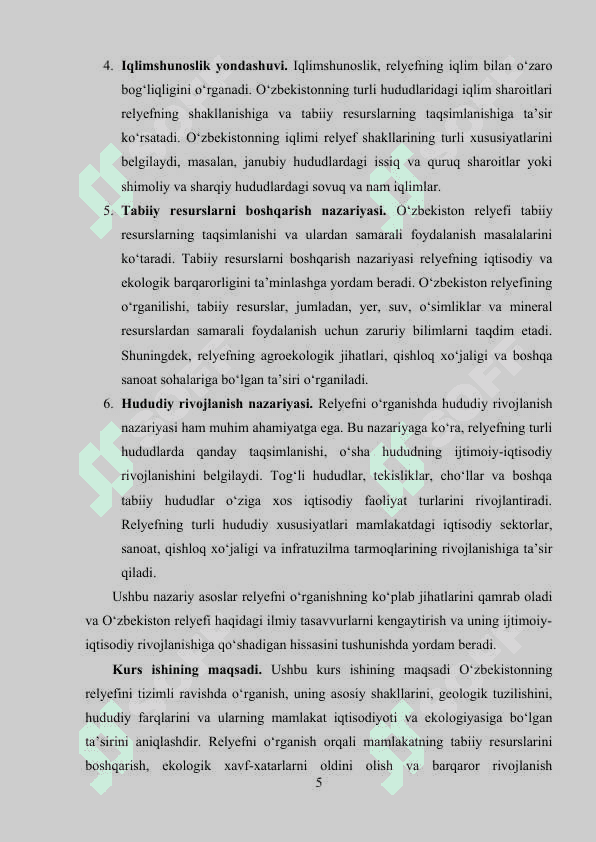 O‘zbekiston relyefi 5