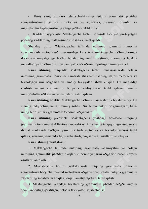 Maktabgacha ta’limda nutqning gramatik tomonini shakllantirish metodikasi 3