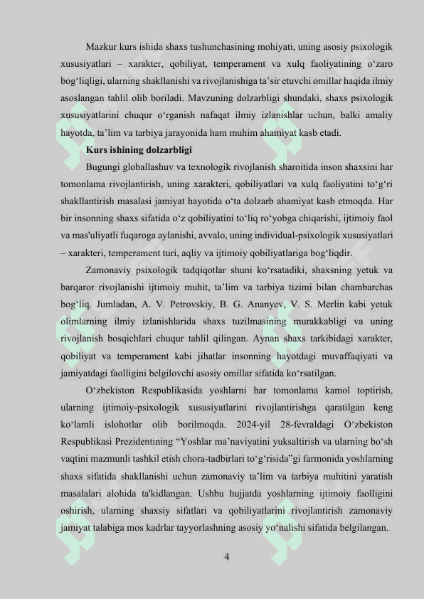 Shaxs haqida umumiy tushuncha , xarakter, qobiliyat, temperament, xulq faoliyati 3