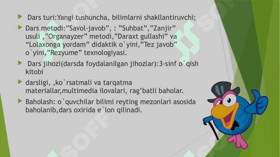 bir soatlik dars ishlanmasi 2
