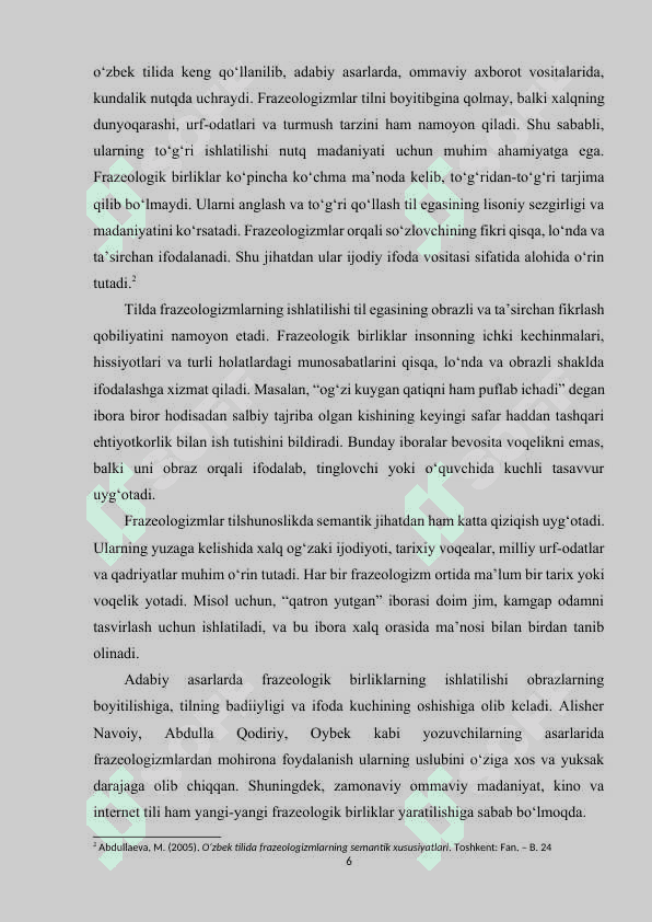 Ingliz va o‘zbek tillarida frazeologizmlar klassifikatsiyasi 6