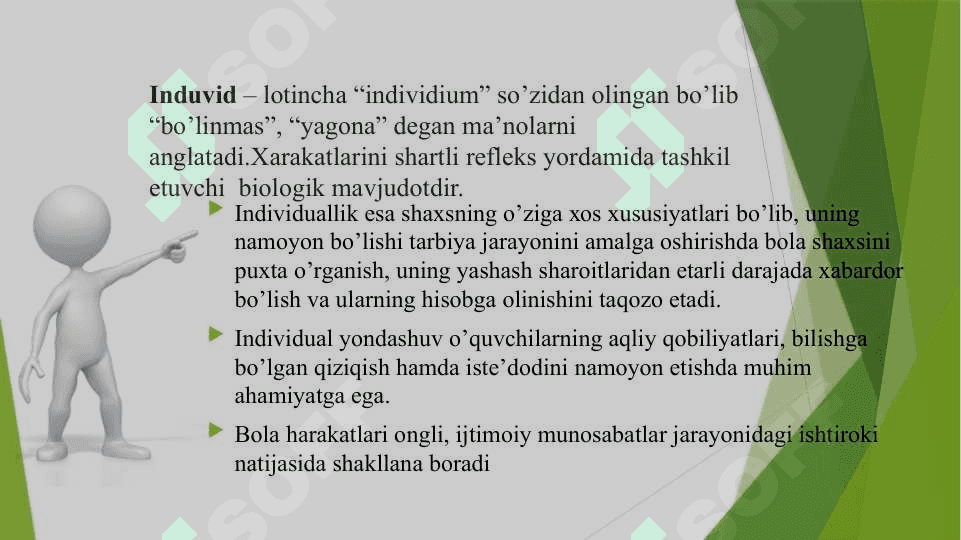Shaxsning rivojlanish tarbiyasi va ijtimoiylashuvi 4