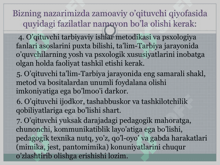 SINF RAHBARINING OILA VA JAMOATCHILIK BILAN OLIB BORADIGAN FAOLIYATI 4
