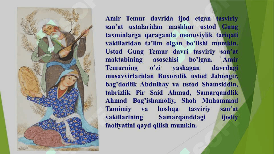 O’RTA ASRLARDA  O’RTA OSIYO MINIATYURA SAN’ATI 7