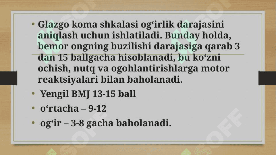 Bosh miya travmalari 3