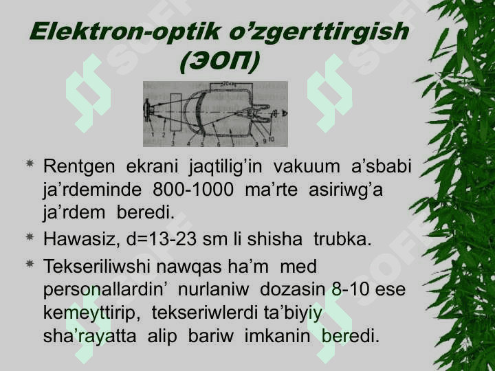 Rentgenologik tekseriw usili 5