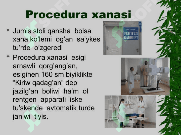 Rentgenologik tekseriw usili 8