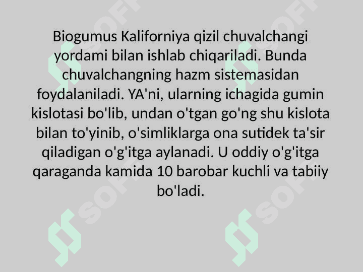 BIOGUMUSLARNI OLISH TEXNOLOGIYASI VA UNDAN FOYDALANISH 2