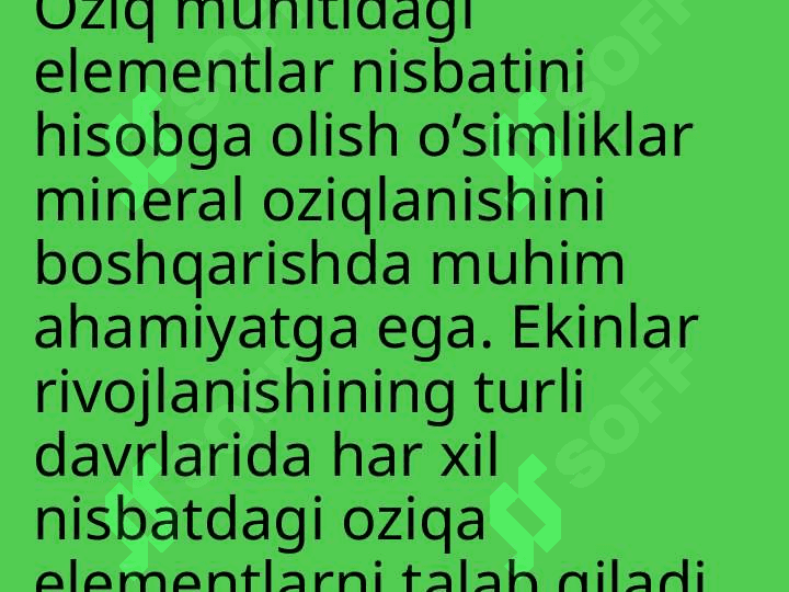 Õsimliklarni oziqlantirishda tashqi muhit omillari 2
