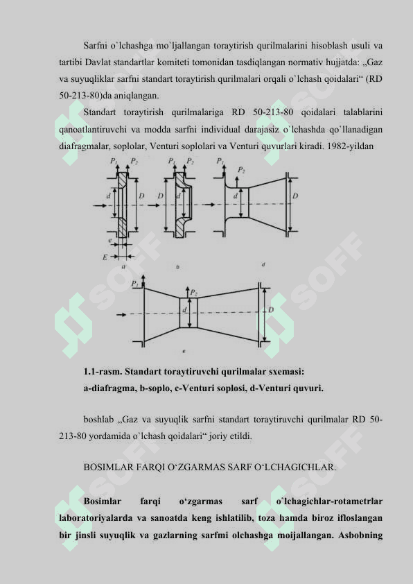 Suyuqlik va gazlar sarfini o'lchash 6