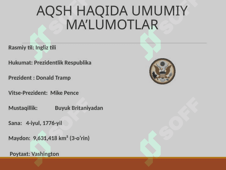 AQSH konstitutsiyasi АКШ кониституцияси 3